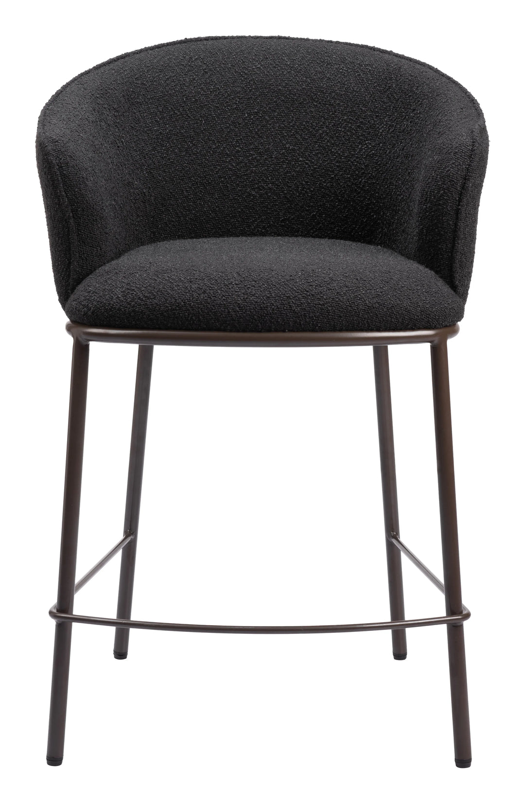Essen Counter Stool Black & Bronze - AmericanHomeFurniture