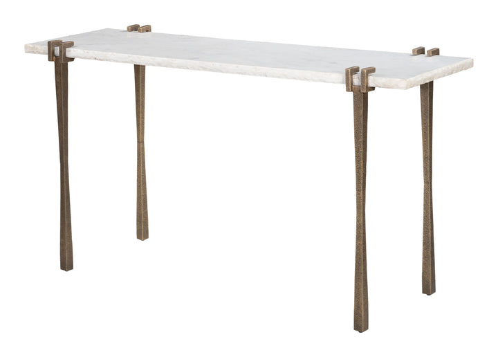 Rench Console Table White - AmericanHomeFurniture
