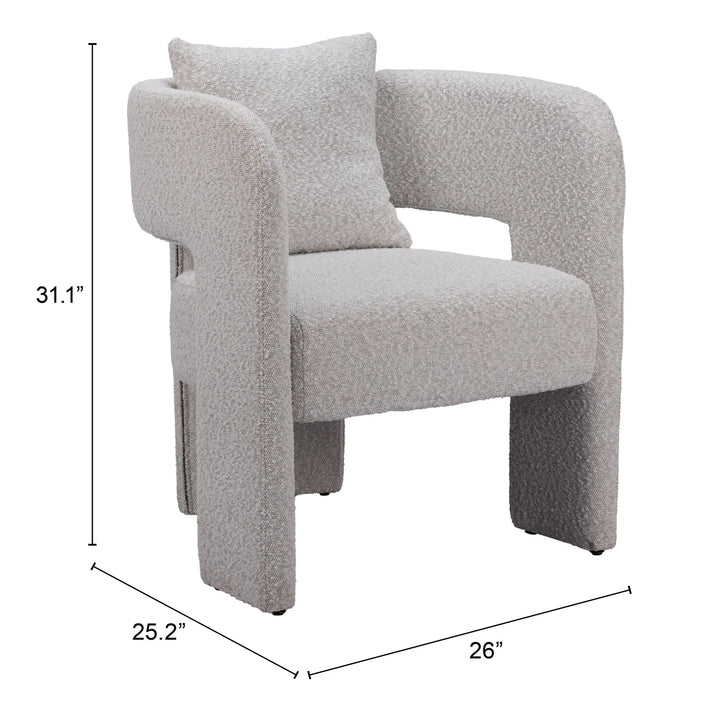 Melilla Dining Chair Misty Gray - AmericanHomeFurniture