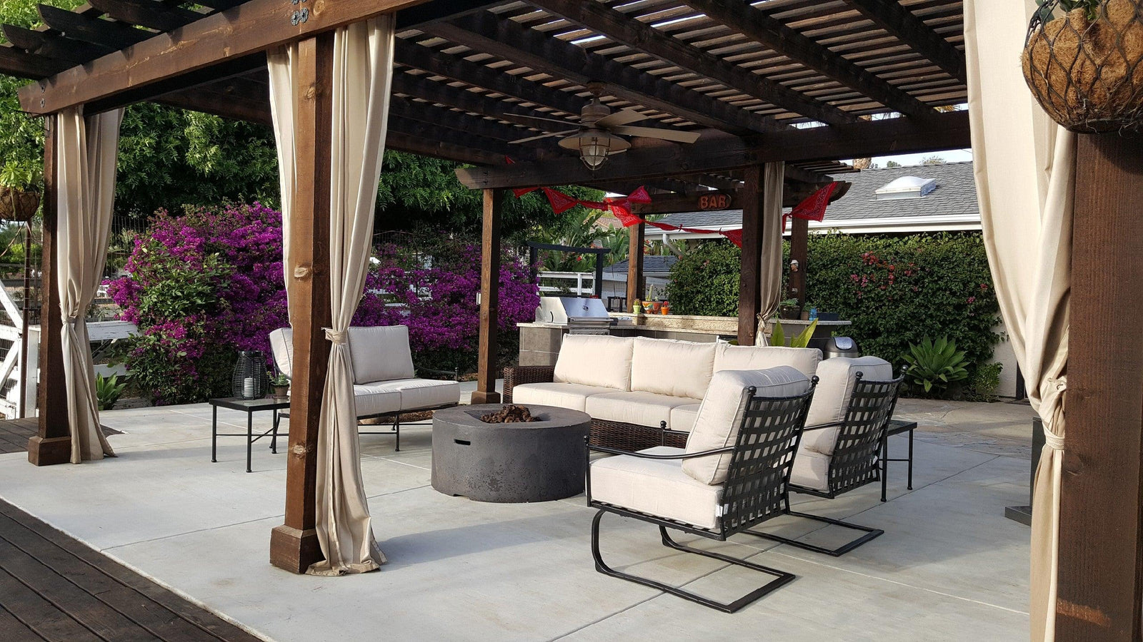 Sunset West Provence Club Rocker in Canvas Flax w/ Self Welt OUTDOOR CHAISE LOUNGES