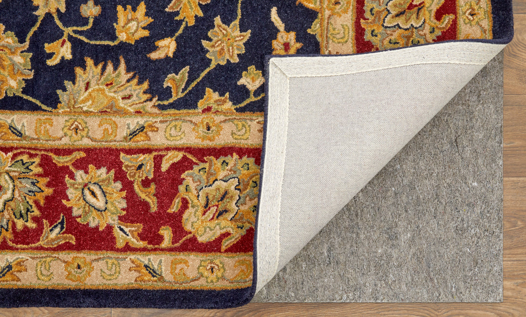 Rectangle/5' x 8'/Navy/Red