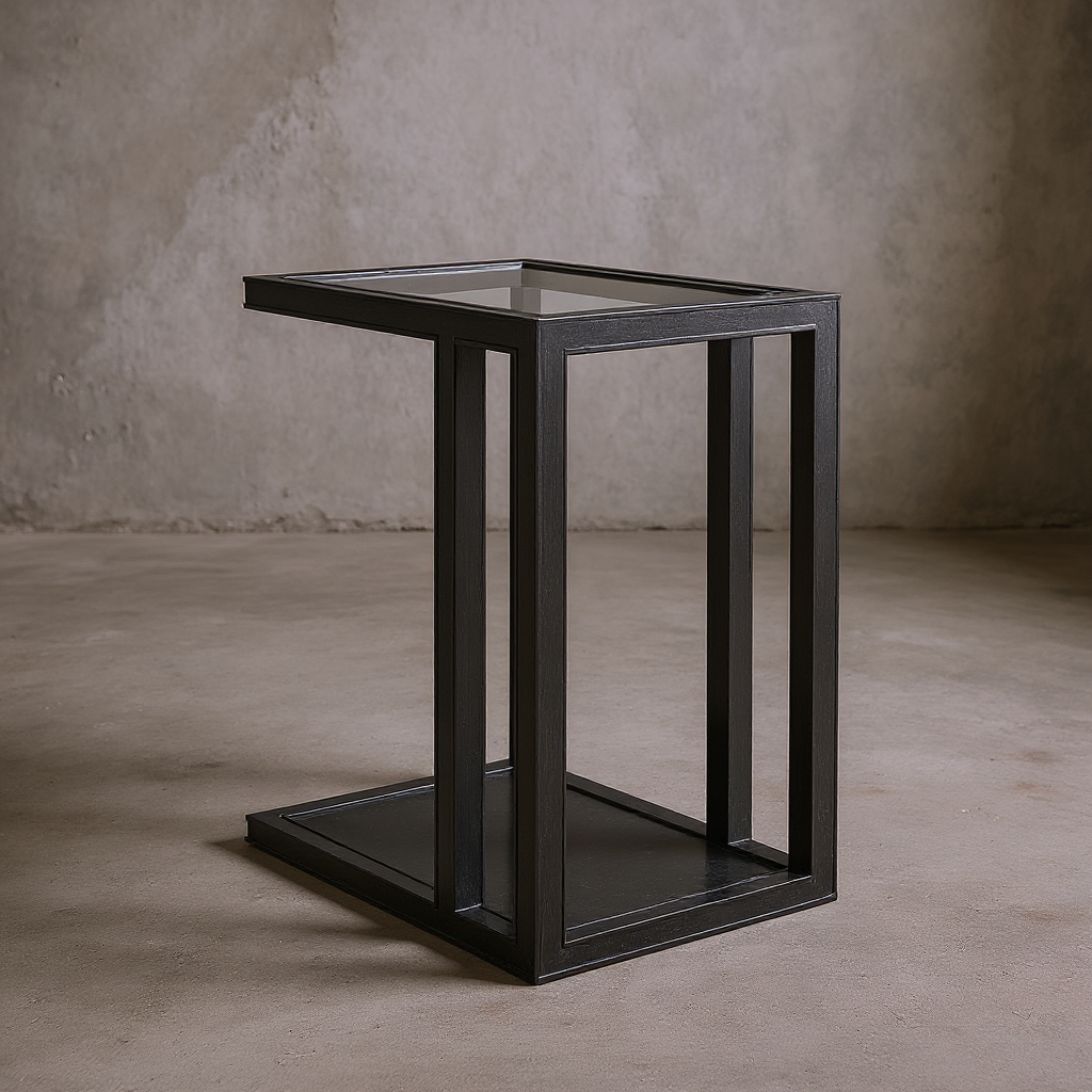Glaze Small Table-Onyx