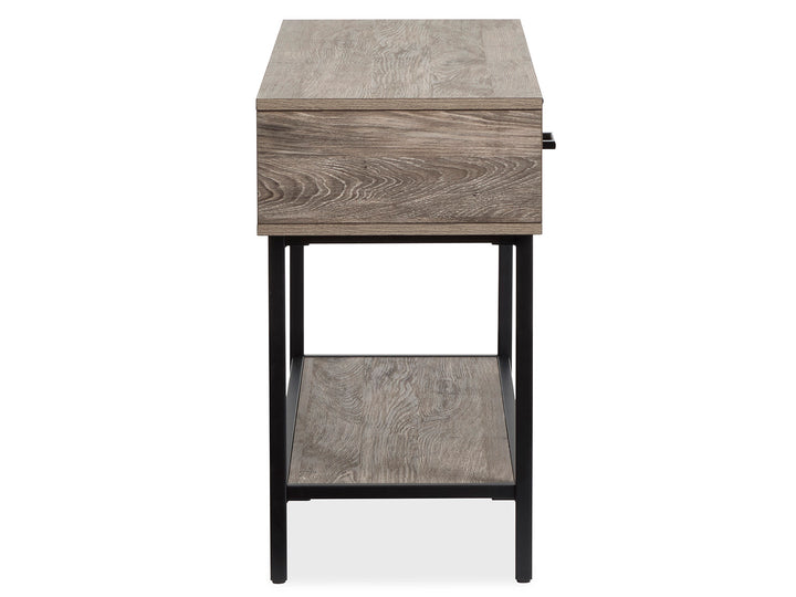 Fenwick Whitetail Brown And Smoke Glass Rectangular Sofa Table - T5962-73