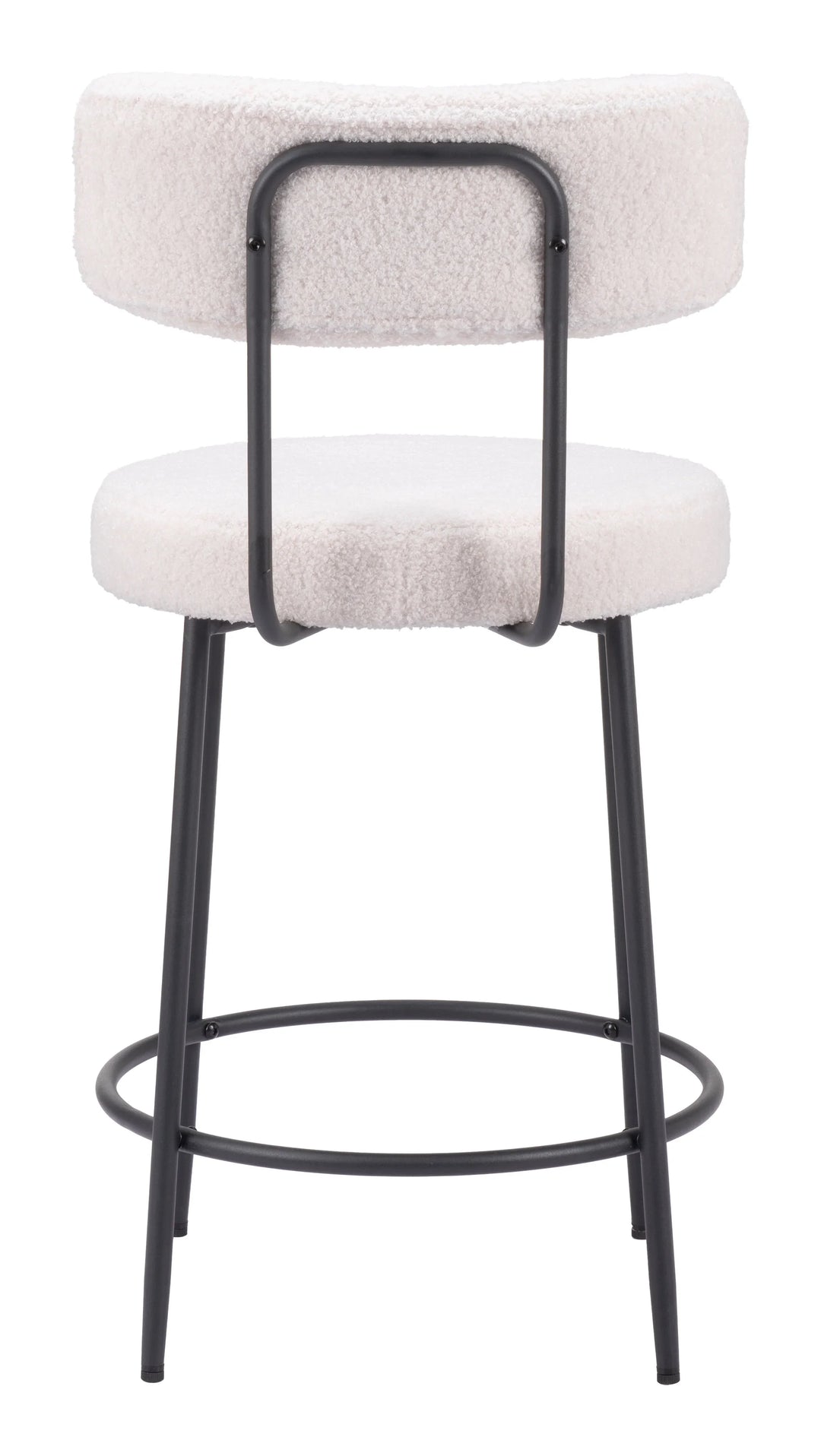 Blanca Counter Stool (Set of 2) Ivory - AmericanHomeFurniture