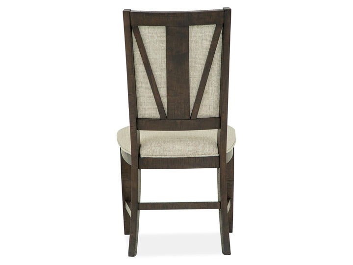 Westley Falls Graphite Step Upholstered Side Chair - Set of 2 - D4399-65