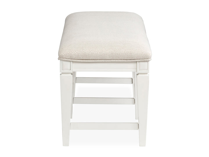 Willowbrook Egg Shell White Upholstered Bench - D5324-68