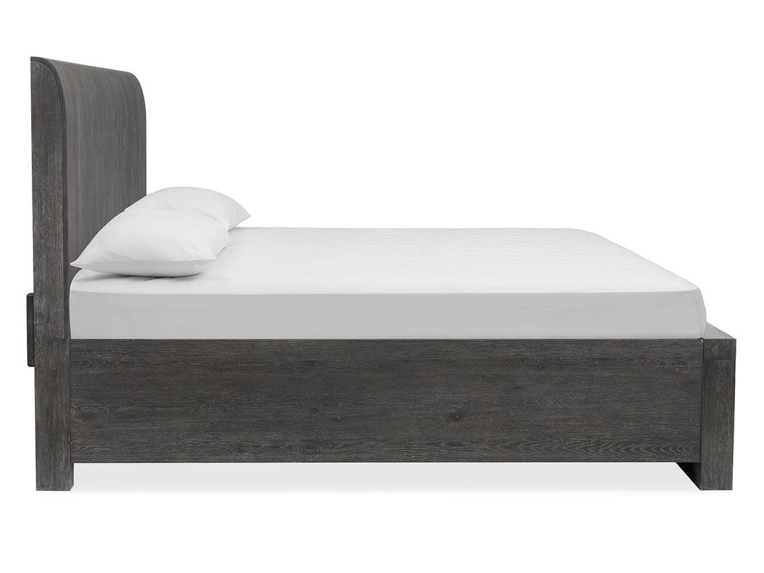 Kinsley Black Heron Queen Panel Storage Bed - B5890-54A