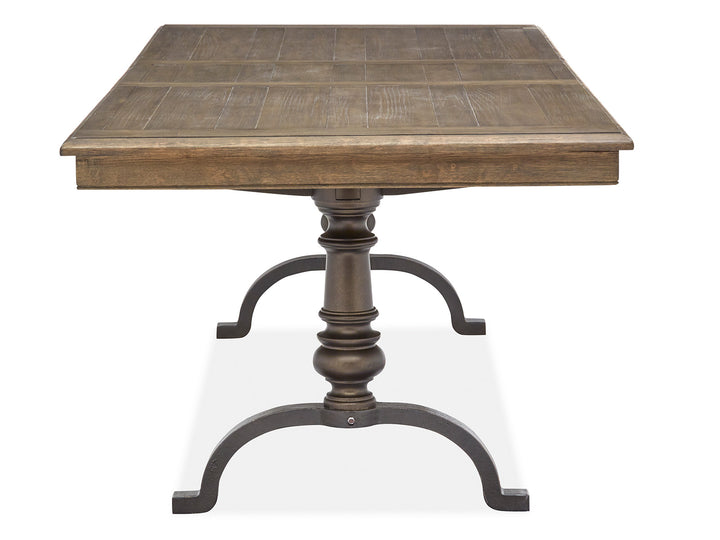 Roxbury Manor Homestead Brown Extendable Rectangular Dining Table - D5011-20