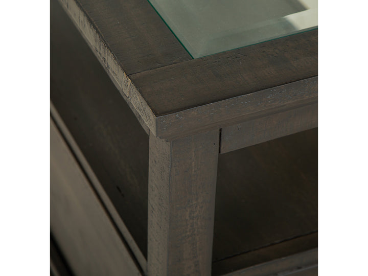 Westley Falls Graphite Chairside End Table - T4399-10