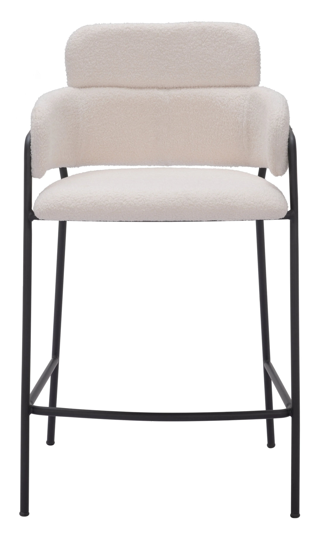 Marcel Counter Stool (Set of 2) Cream - AmericanHomeFurniture