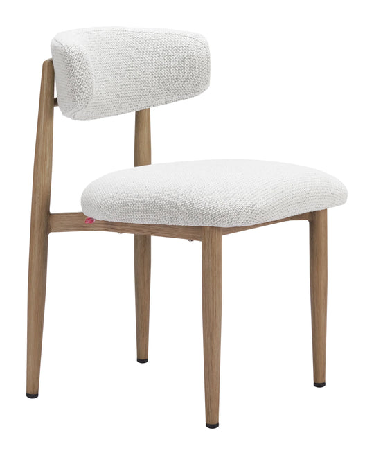 Zuo Bege Dining Chair White - Set of 2 DINING CHAIRS