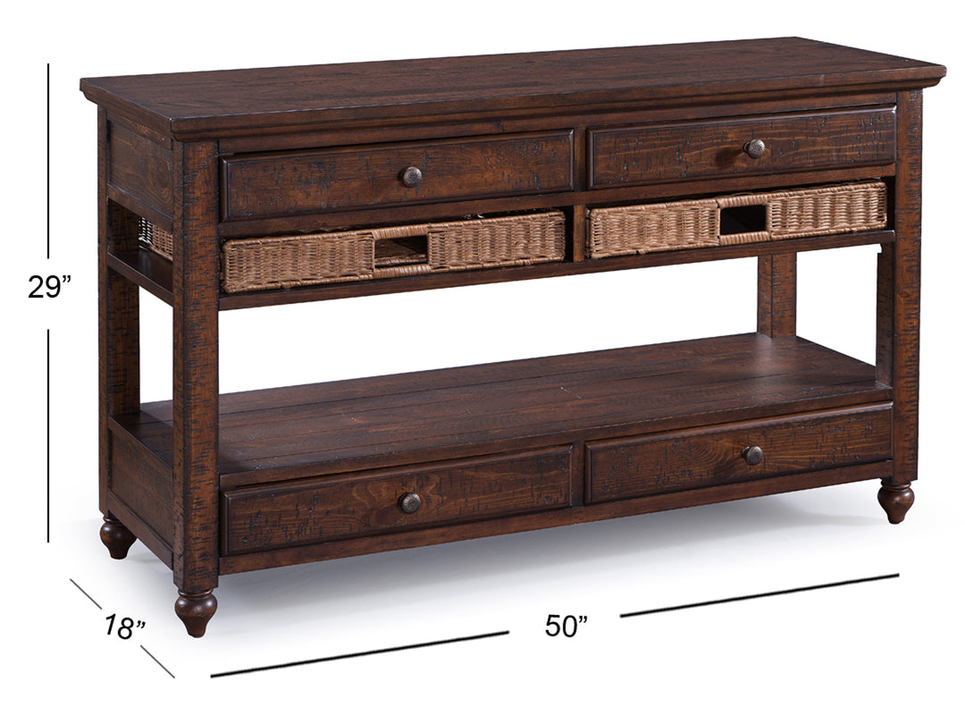 Cottage Lane Coffee Sofa Table - T3521-73