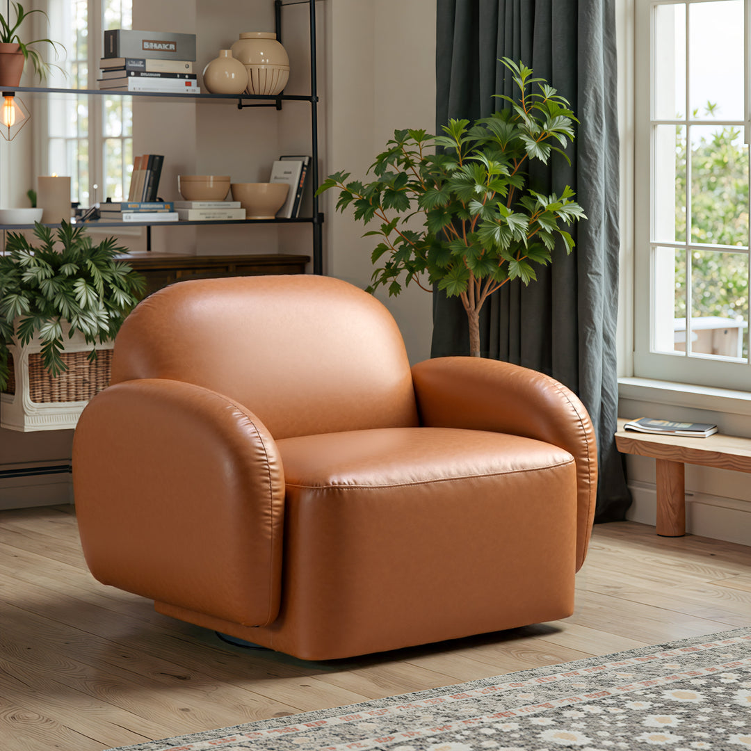 Cleo Swivel Chair Brown - 110892
