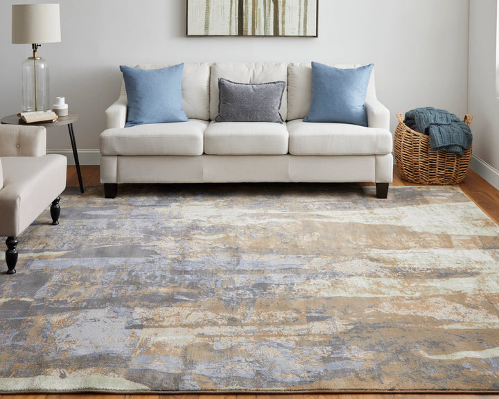 Rectangle/Blue-Tan