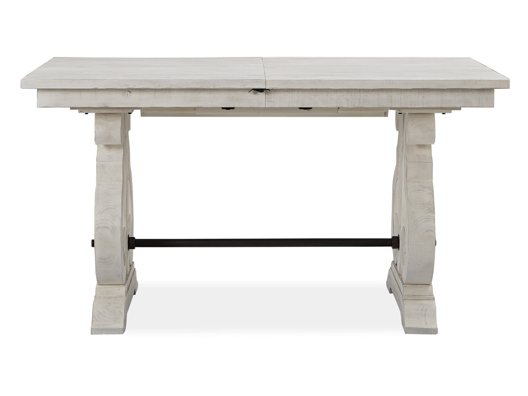 Bronwyn Alabaster Extendable Rectangular Counter Height Dining Table - D4436-42