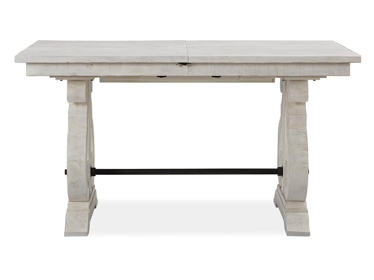 Bronwyn Alabaster Extendable Rectangular Counter Height Dining Table - D4436-42