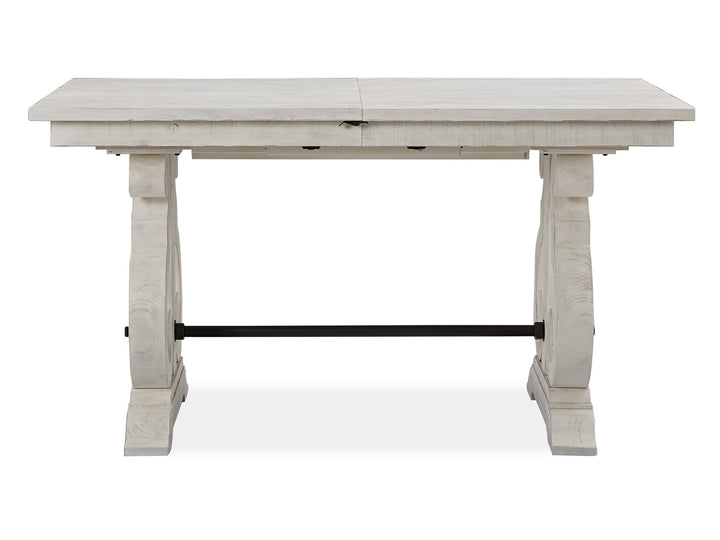 Bronwyn Alabaster Extendable Rectangular Counter Height Dining Table - D4436-42