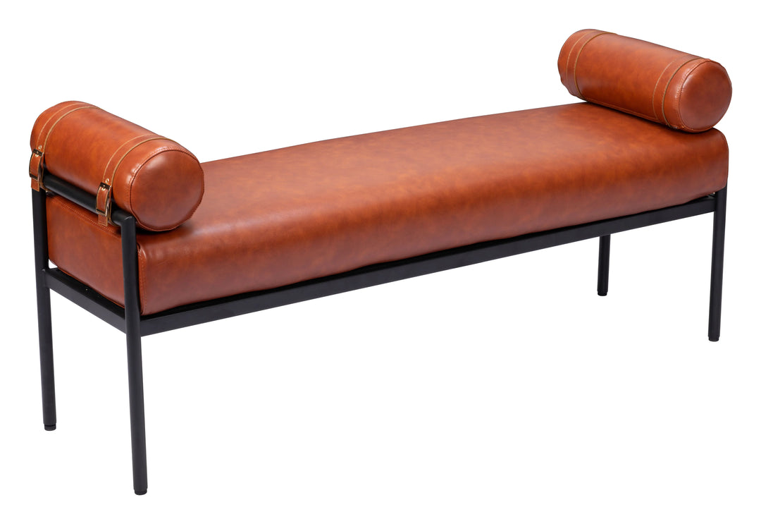 Barrow Bench Brown - AmericanHomeFurniture