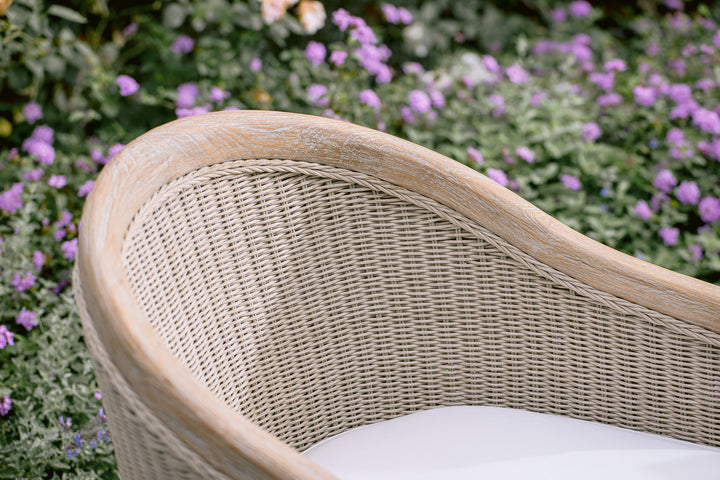Cambria Dining Chair in Canvas Canvas w/ Self Welt