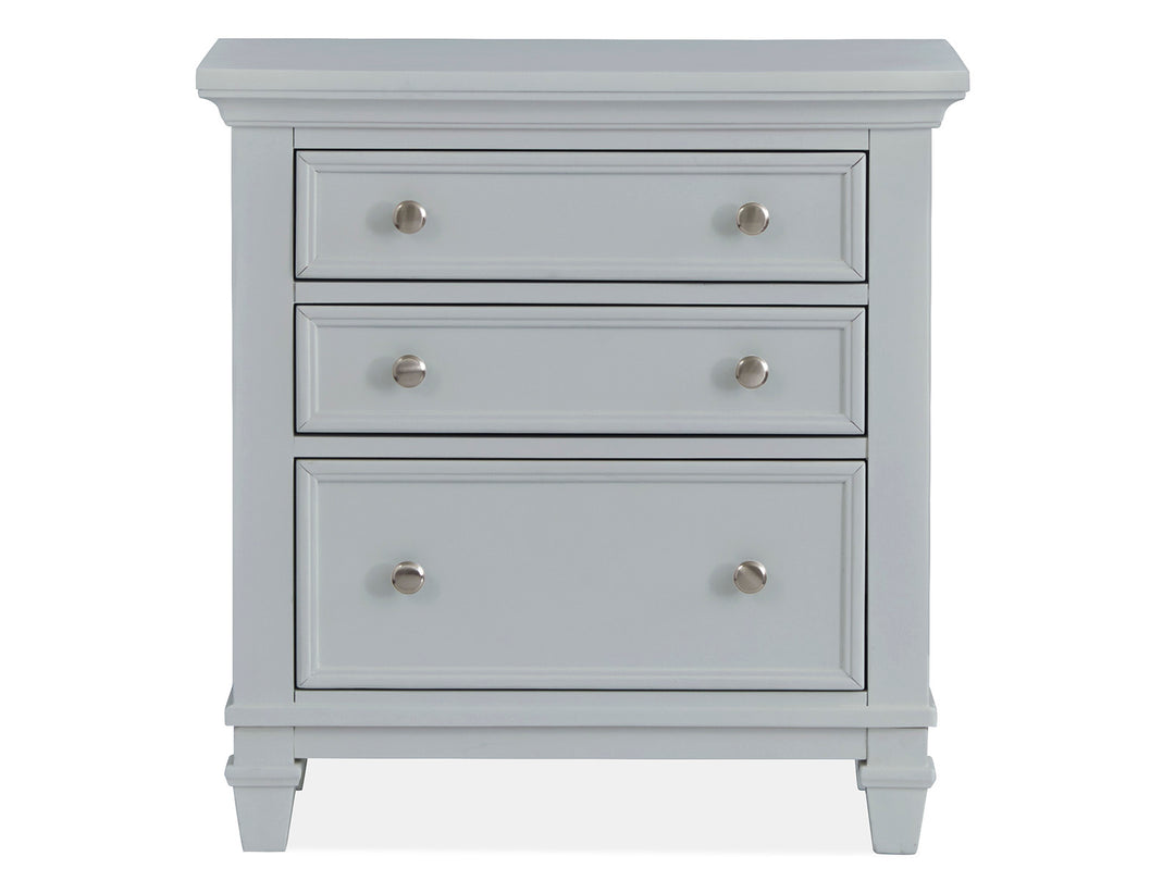 Charleston Harbor Gray Grey Drawer Nightstand - B5611-01GY