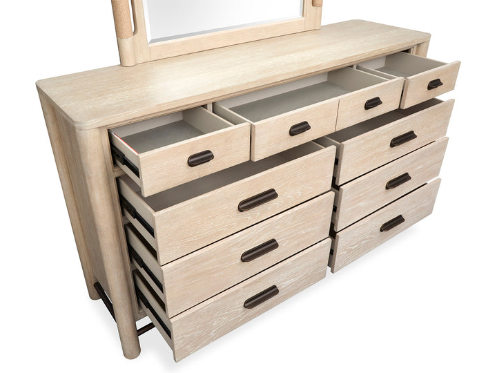 Sunset Cove Sanibel Brown 9 Drawer Dresser - B5783-20