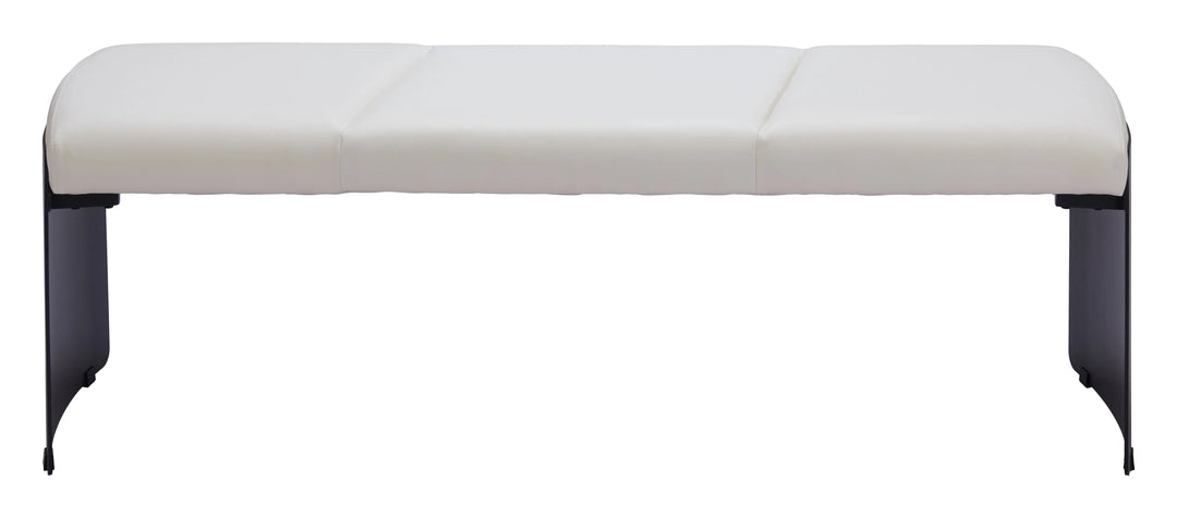 Mur Bench White - AmericanHomeFurniture