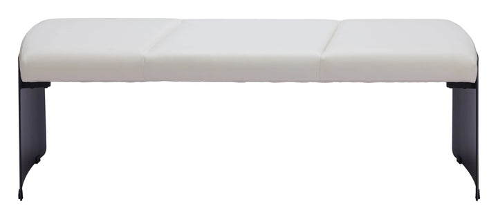 Mur Bench White - AmericanHomeFurniture