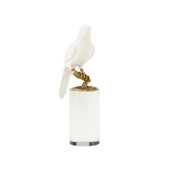 Chelsea House Parrot On Crystal 1 DECORATIVE OBJECTS