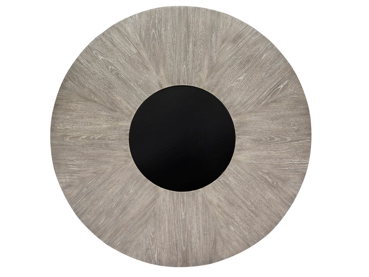Ryker Nocturn Black And Coventry Grey Round Dining Table - D5013-24