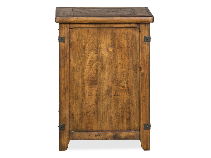 Chesterfield Farmhouse Timber Chairside End Table - T4717-10