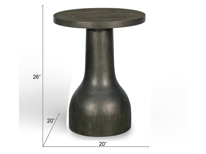 Bosley Coffee Bean Round Accent Table - T5762-35