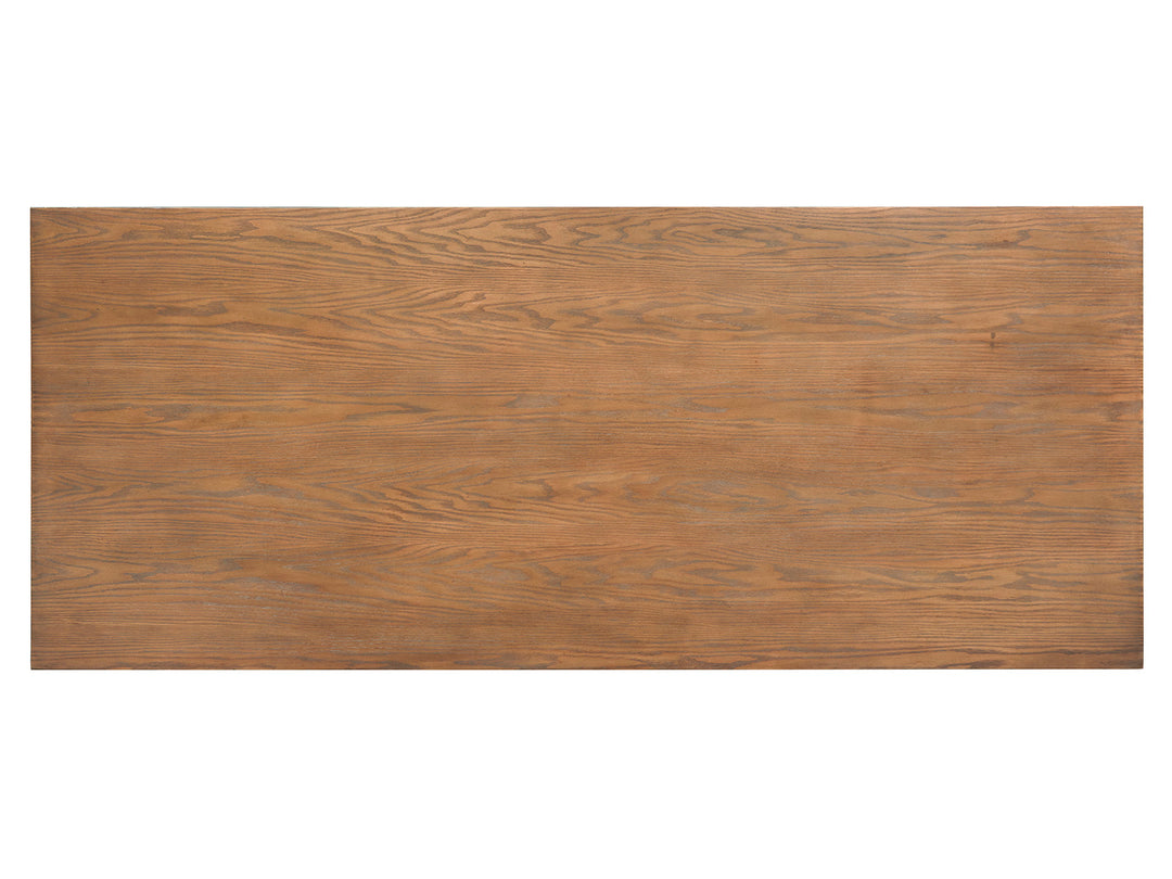 Lindon Belgian Wheat Trestle Dining Table - D5570-21