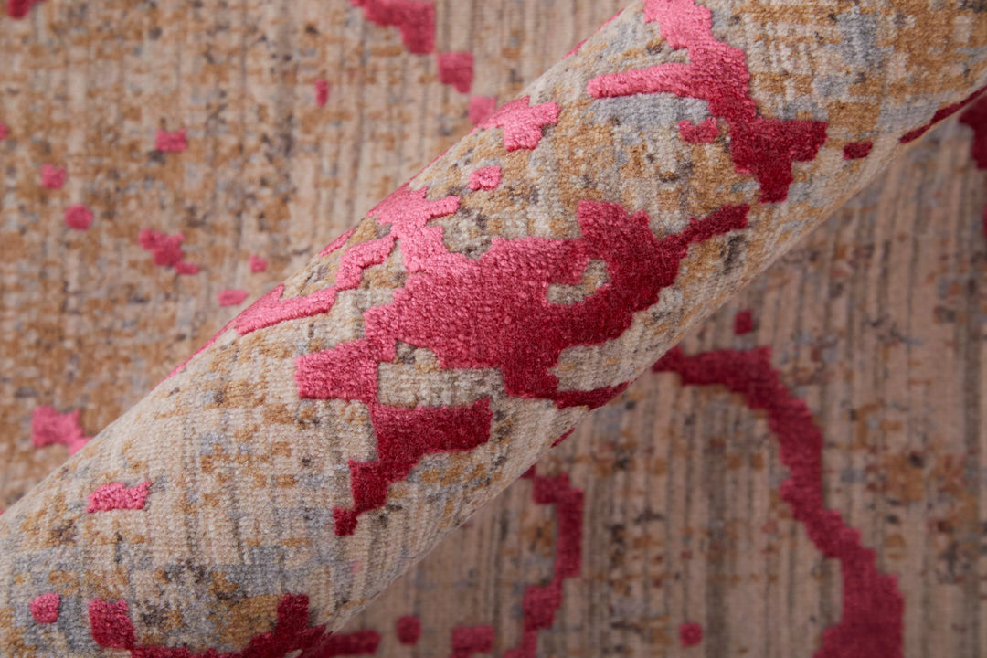 Rectangle/Pink-Multi