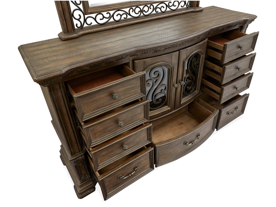 Durango Willadeene Brown Drawer Dresser - B5133-20