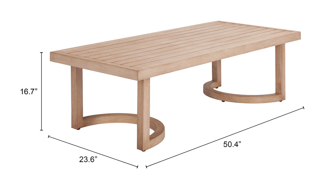 Leto Coffee Table Brown - AmericanHomeFurniture