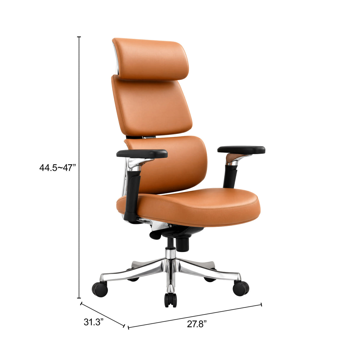 Portia Office Chair Brown - 111282