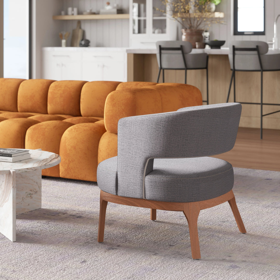 Penryn Accent Chair Slate Gray - AmericanHomeFurniture