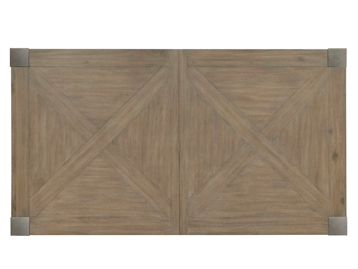 Ainsley Cerused Khaki Extendable Rectangular Dining Table - D5333-20