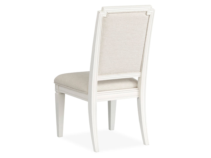 Willowbrook Egg Shell White Upholstered Side Chair - Set of 2 - D5324-63