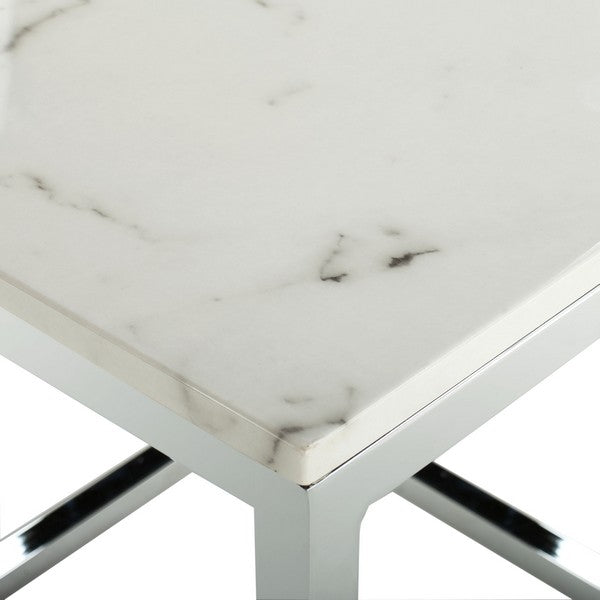 White Marble / Chrome