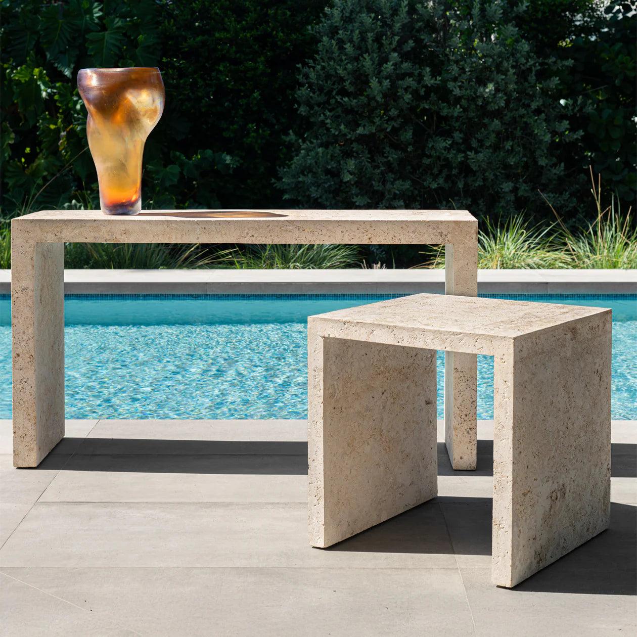 Oggetti Quincy End Table, Quarry ACCENT TABLES