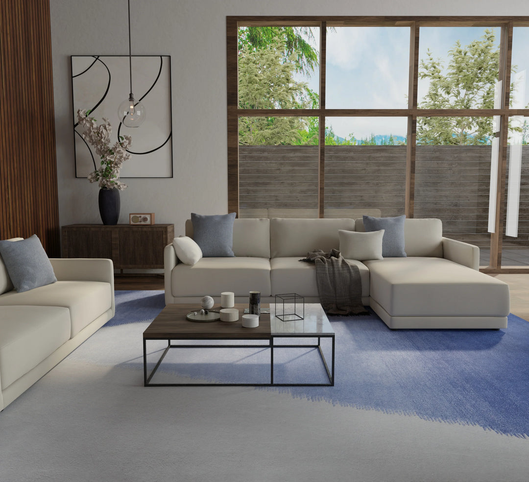 Rectangle/Blue-Beige