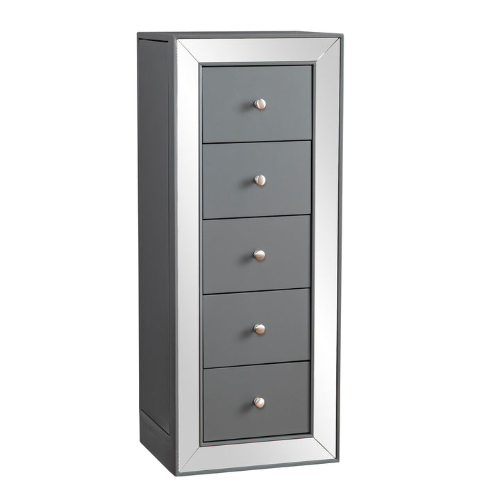 American Home Furniture | SEI Furniture - Wanley 5-Drawer Jewelry Armoire