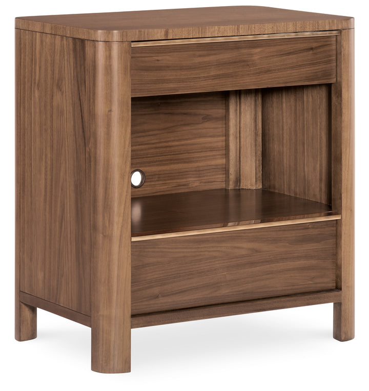 American Home Furniture Hooker Furniture Eleana Two Drawer Nightstand