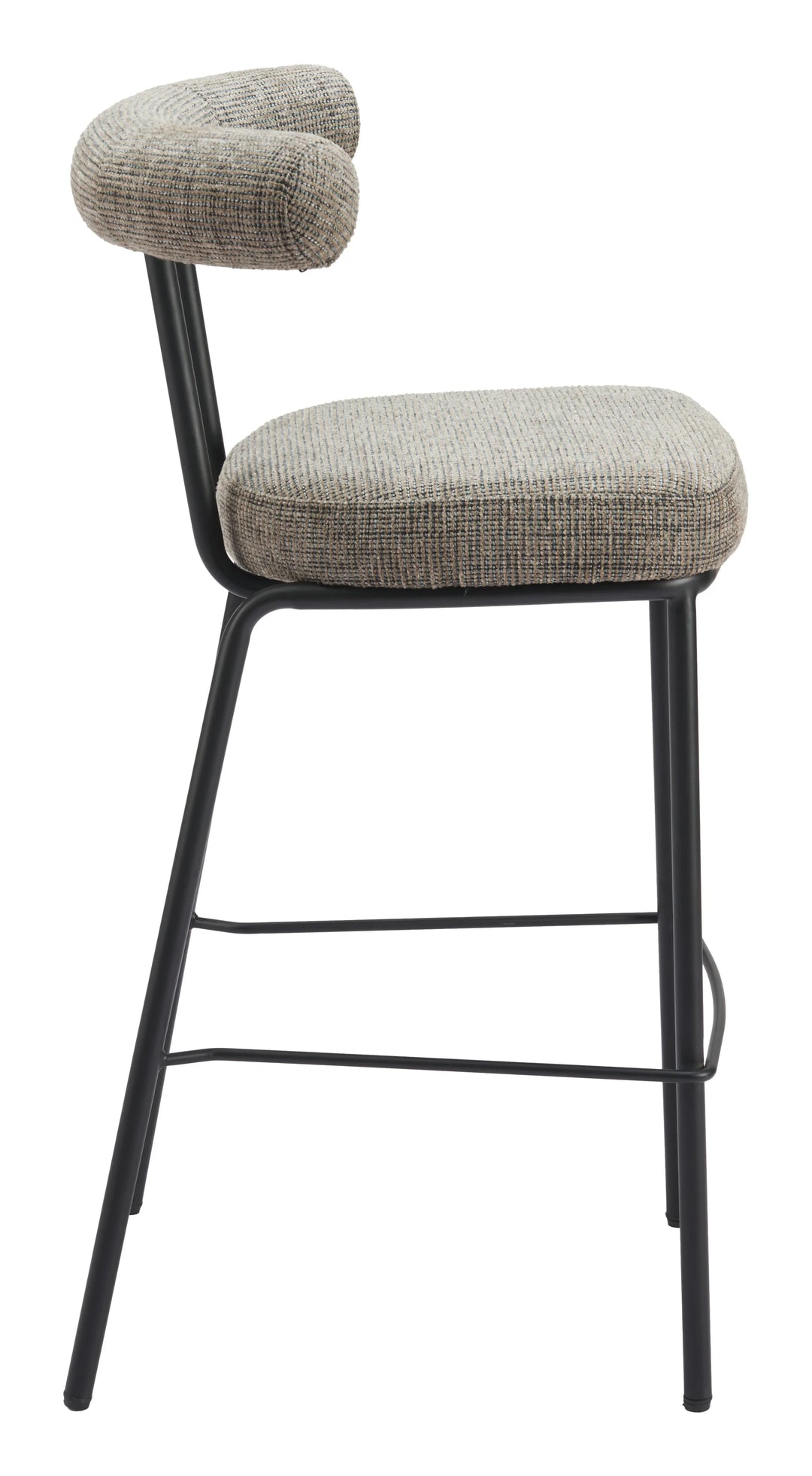 Kede Barstool Green Tweed - AmericanHomeFurniture