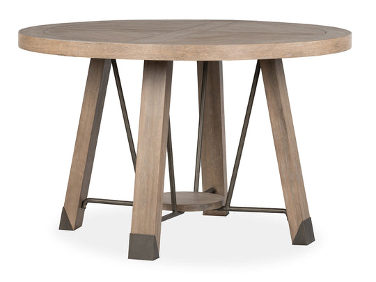 Ainsley Cerused Khaki 48" Round Dining Table - D5333-22
