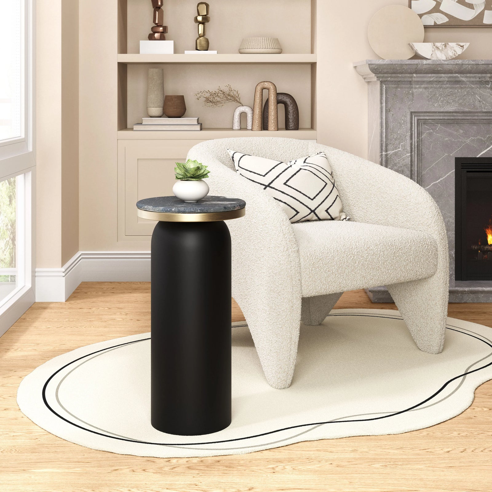 Zuo Luxor Drink Table Multicolor ACCENT TABLES