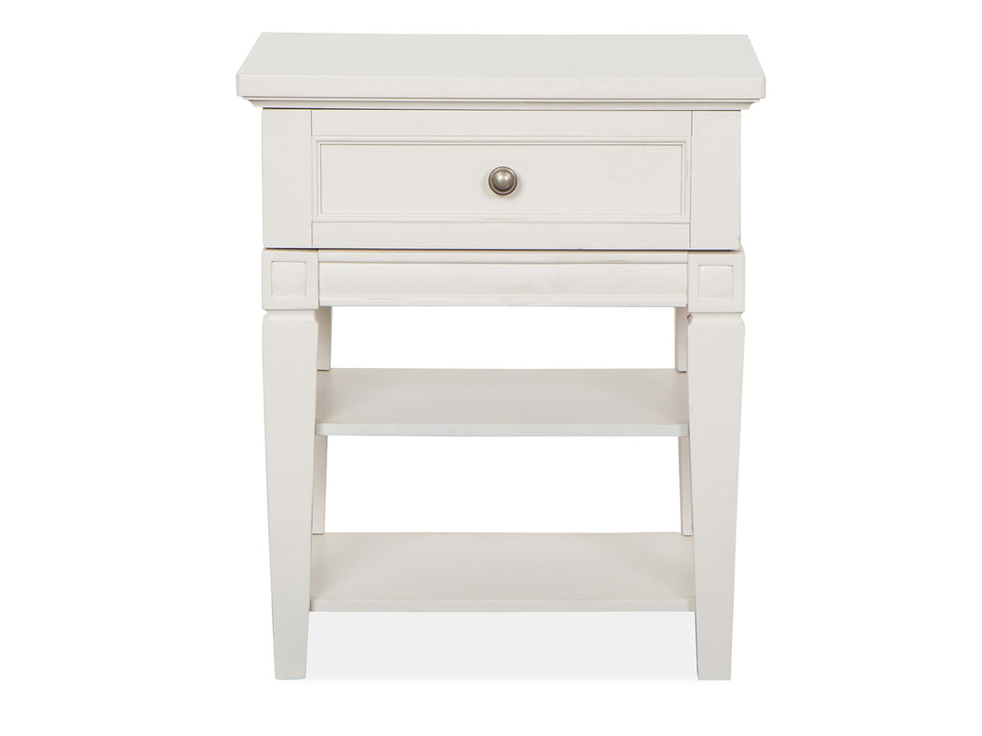 Willowbrook Egg Shell White Open Nightstand - B5324-05