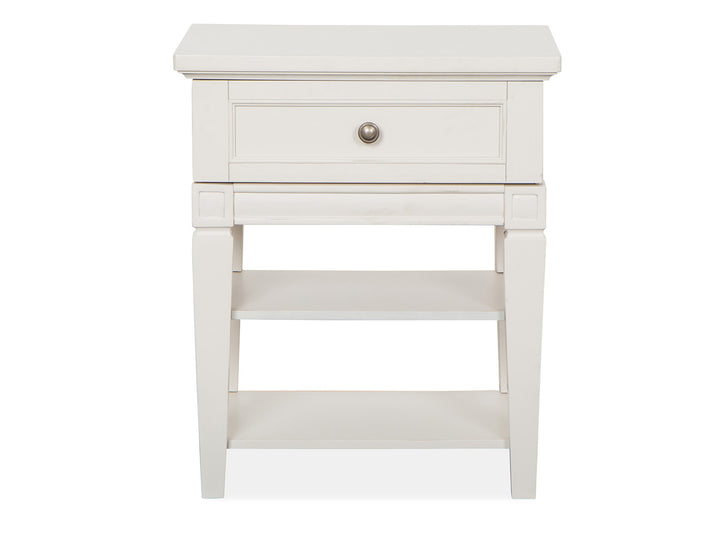 Willowbrook Egg Shell White Open Nightstand - B5324-05