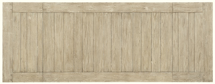 American Home Furniture Hooker Furniture Ciao Bella Friendship Table- Flaky White/Black